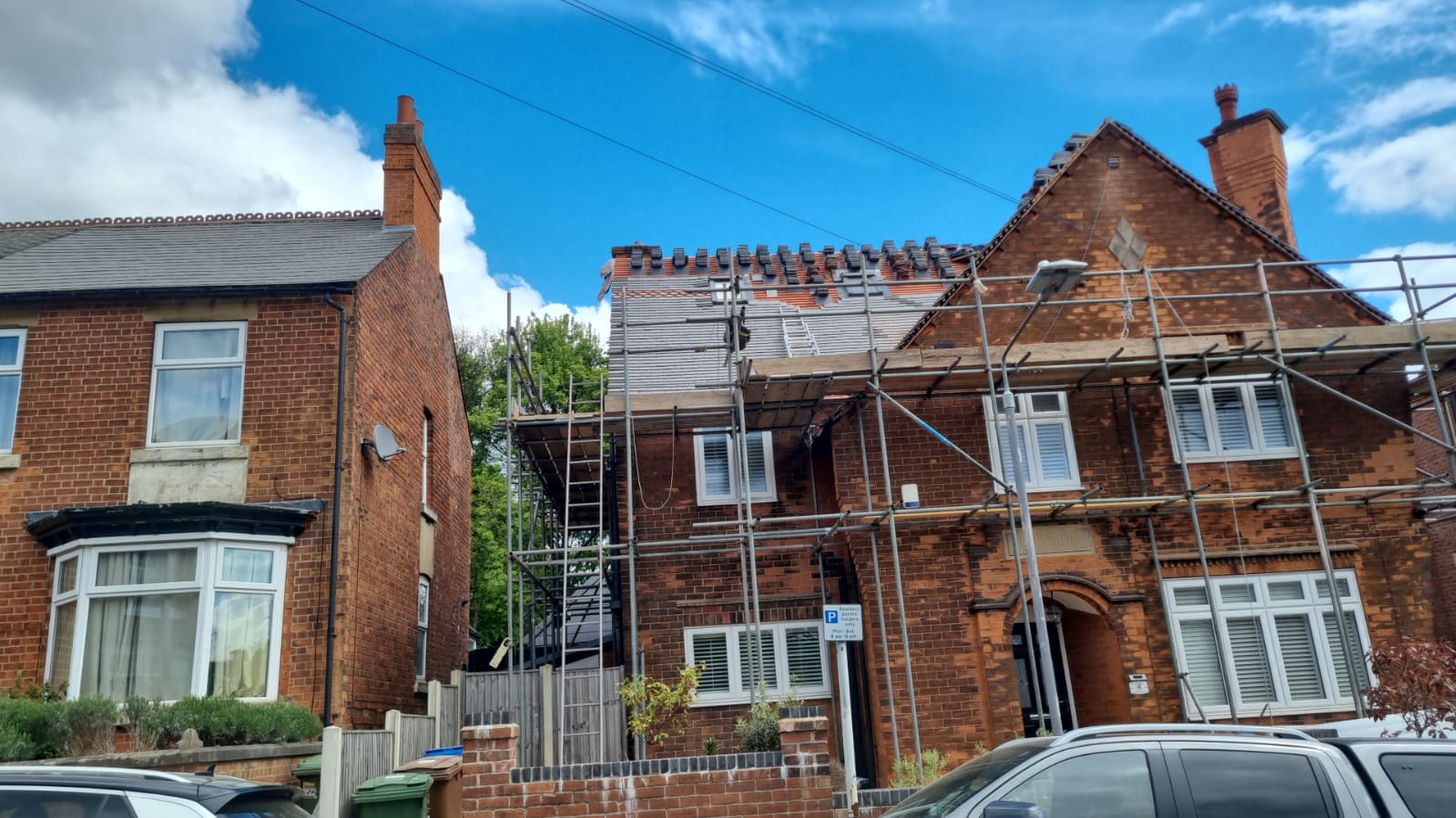 House extension brickwork in progress