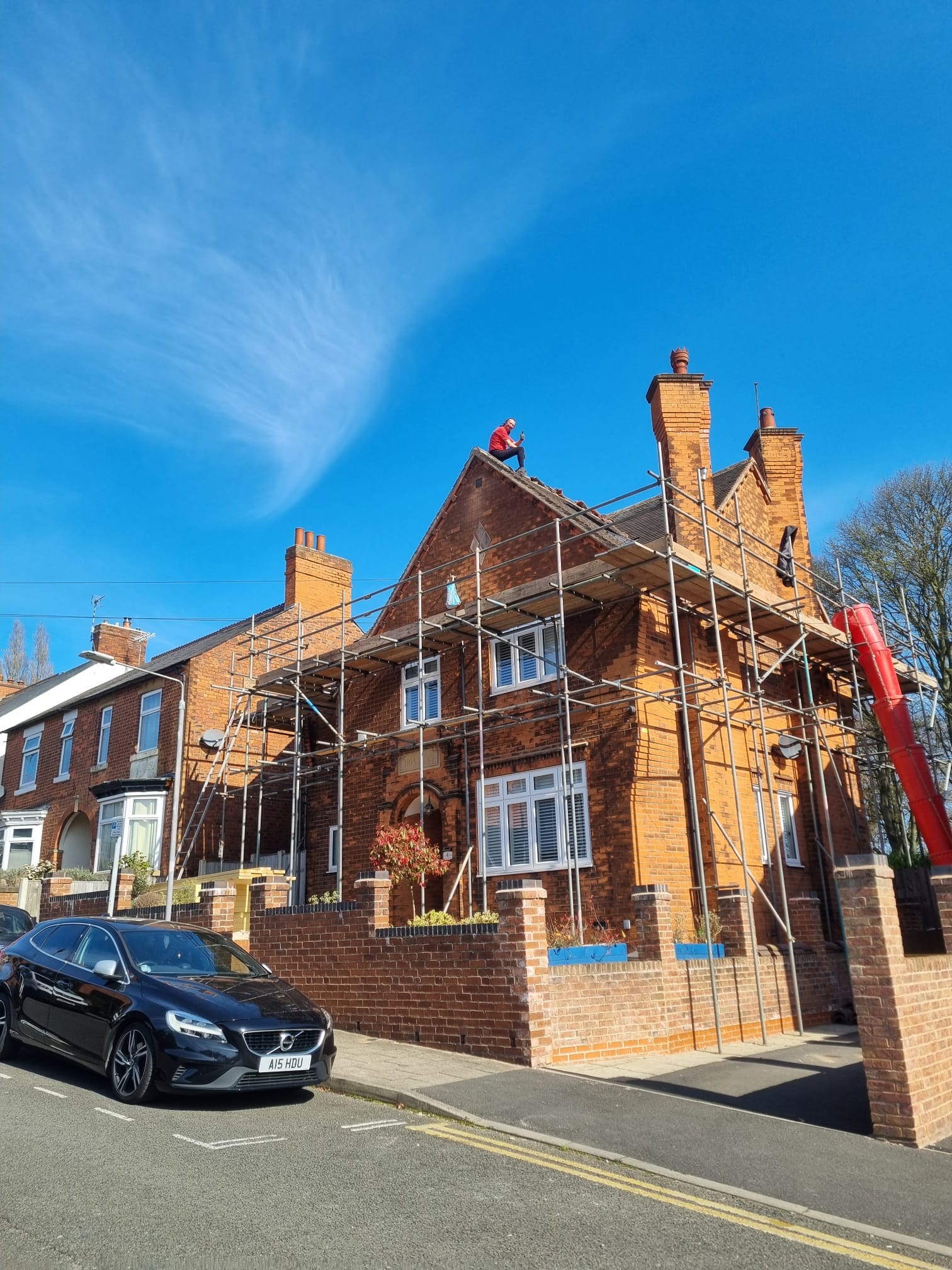 Steel beam in house extension