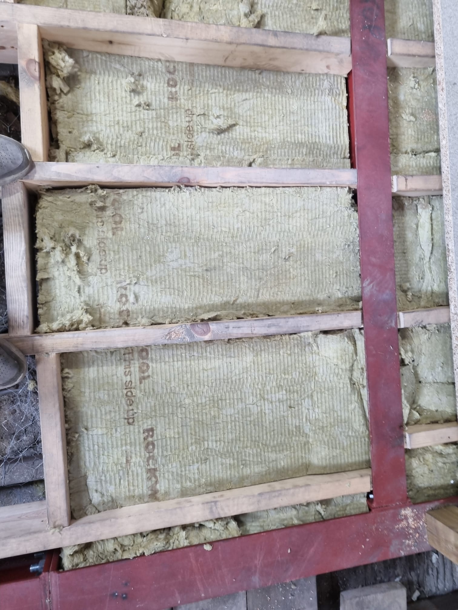 Garage conversion framing work by IBS Services in Mansfield