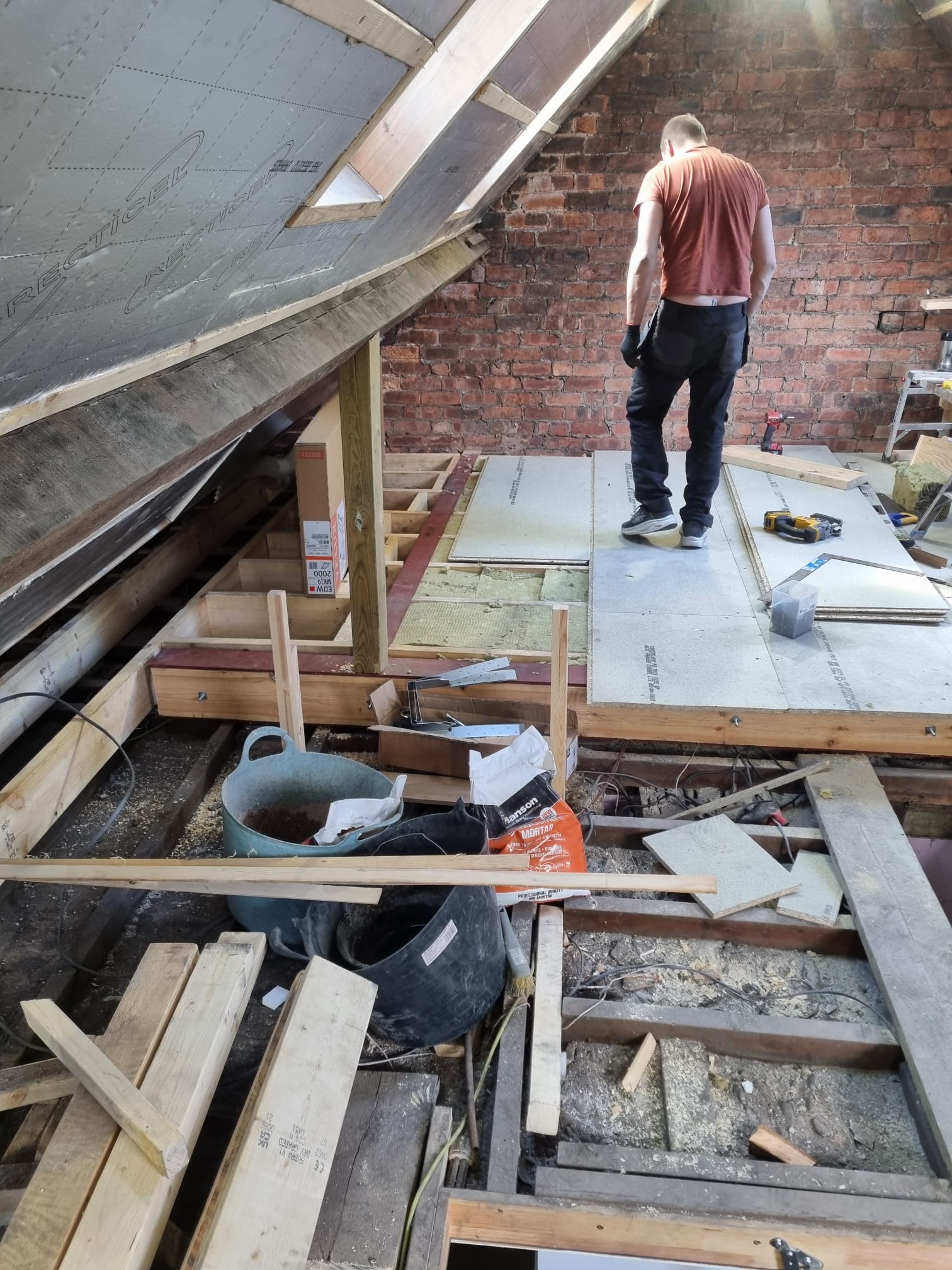 House extension viewed from rear garden