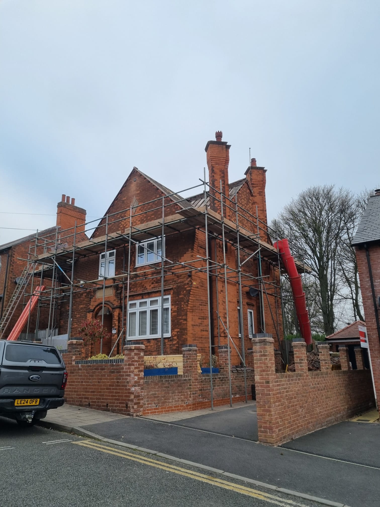 Kitchen fitting in progress
