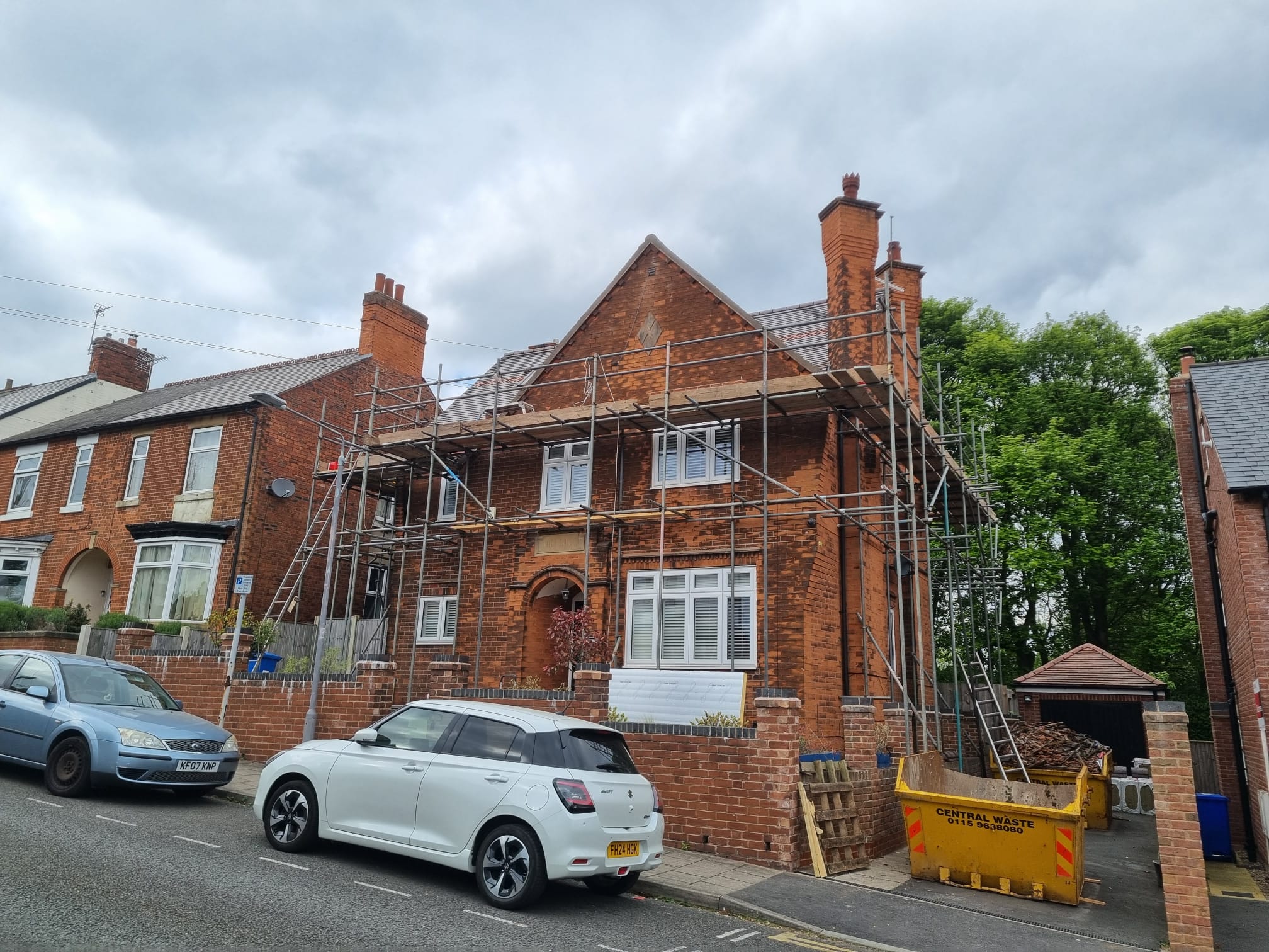 Completed loft conversion exterior view
