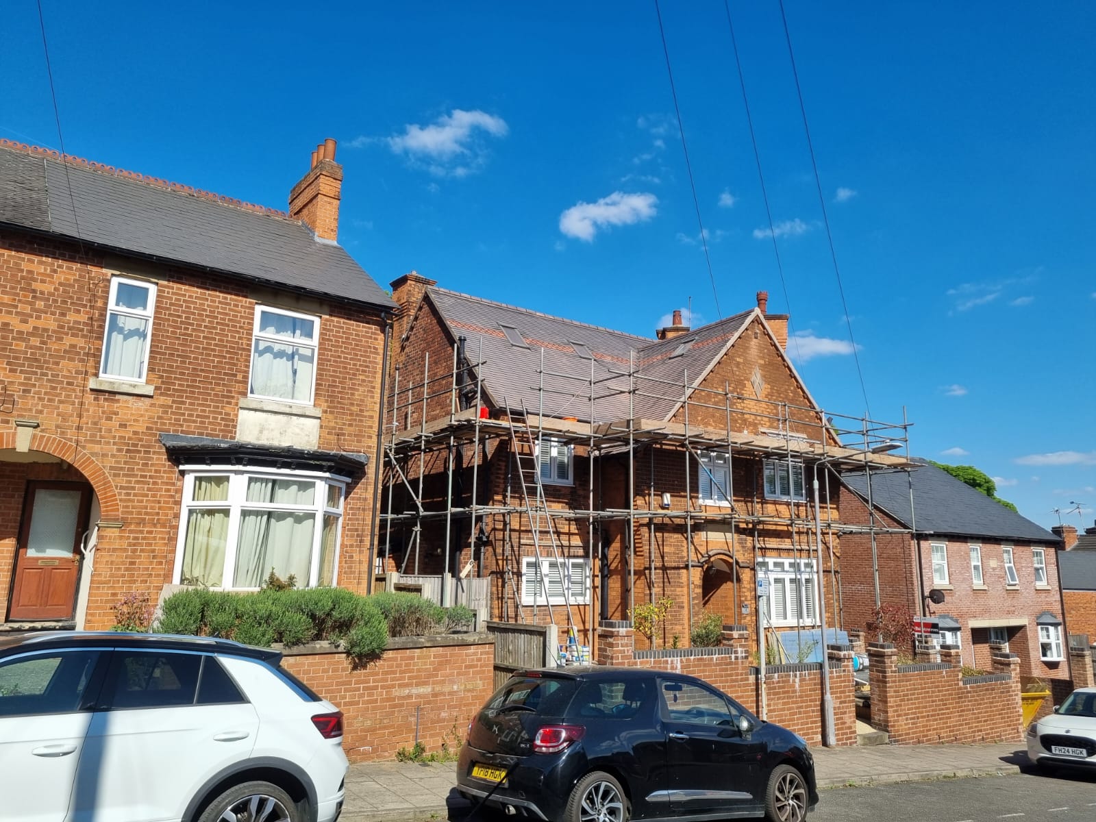 Structural work during renovation